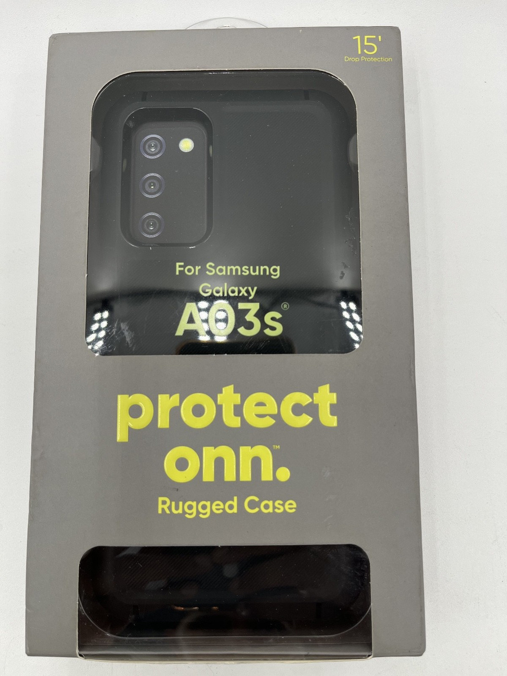 Protect ONN Rugged Case for Samsung Galaxy A03s Black